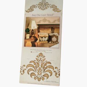 Delta Baroque Flourish  Stencil Magic Border